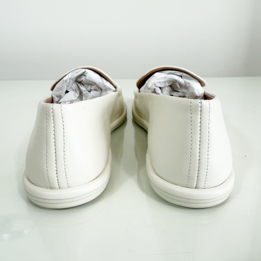 Vince Sloan Leather Loafers - Milk White Leather - Picture 11 of 13